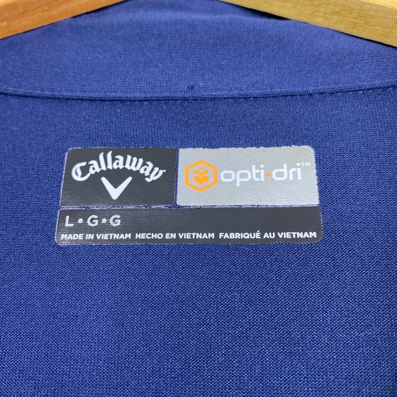 Callaway Blue Patterned Polo Shirt - Picture 3 of 5